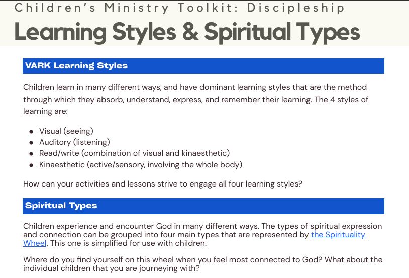 Learning Styles Thumbnail