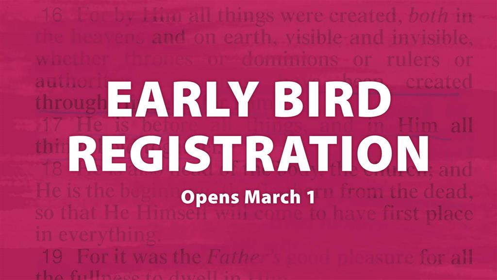 Registration Opens March 1