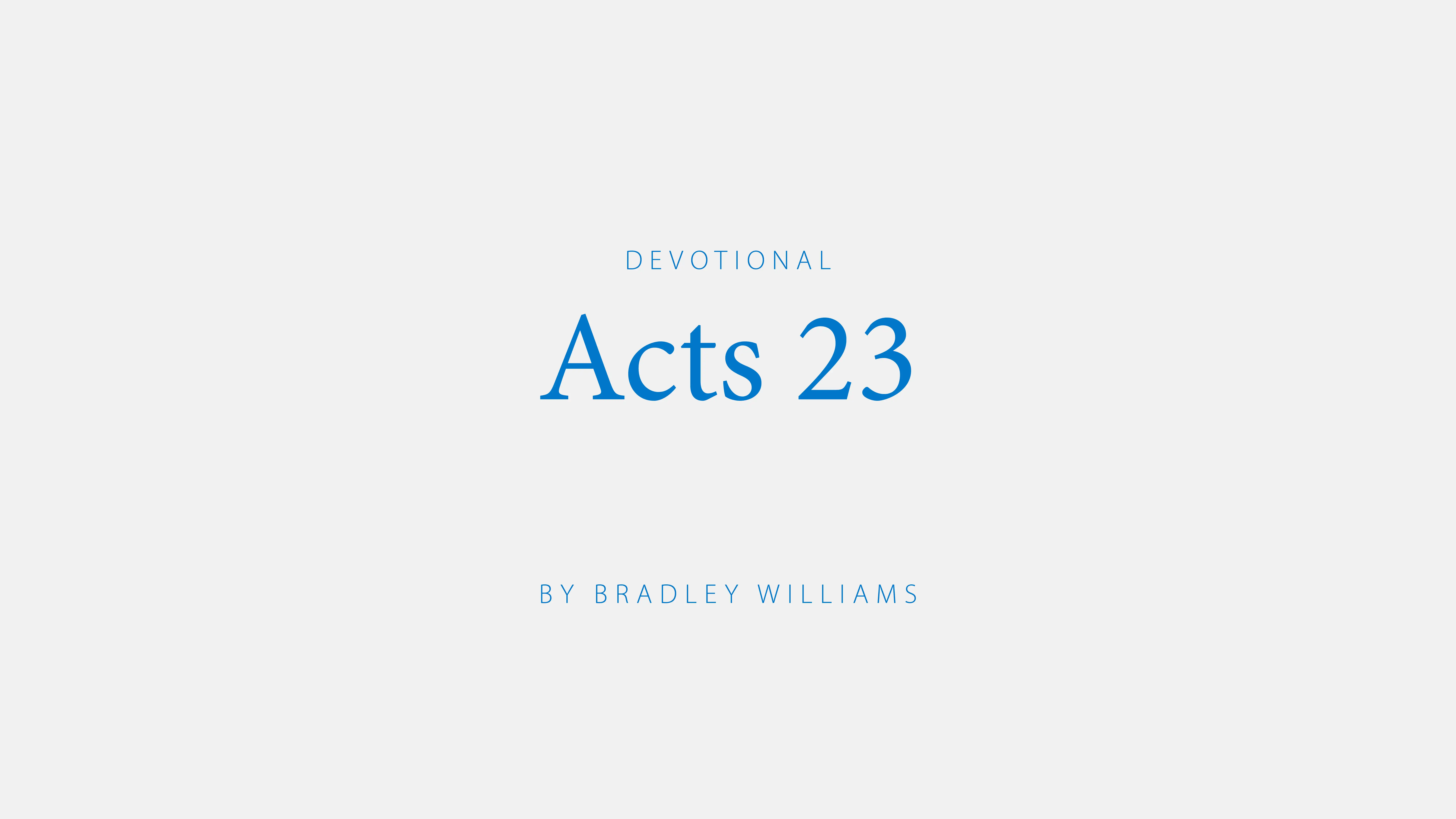 Acts 23