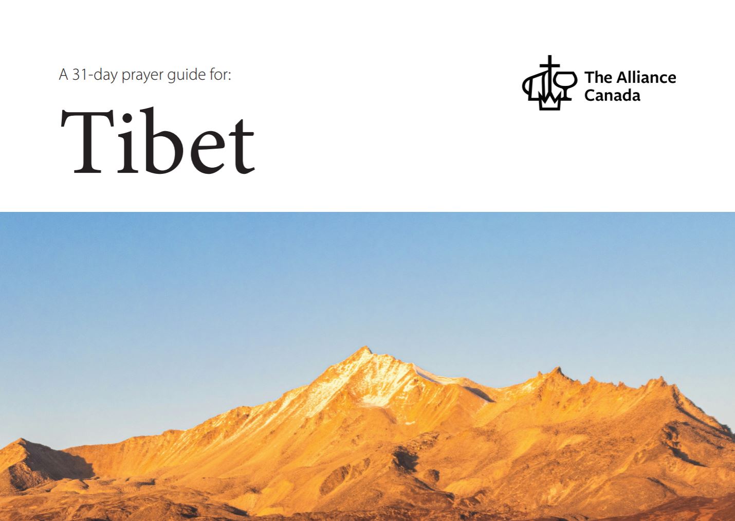 31-day prayer guide to pray for Tibet